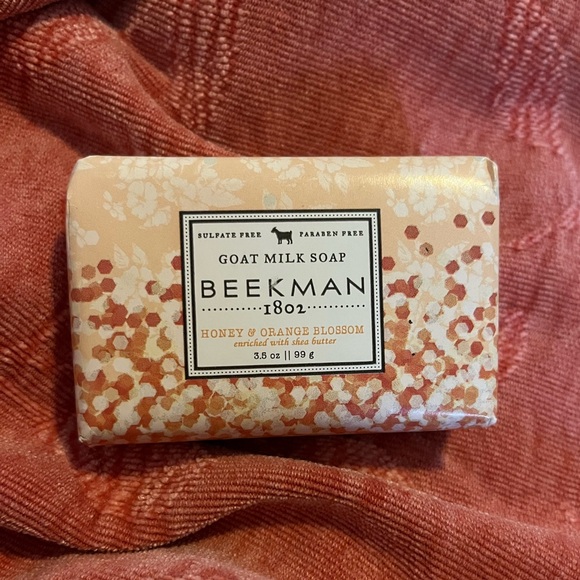 Beekman 1802 Make Time For Kindness Yellow Paint/Canister Tin and Goat Milk Soap - Picture 2 of 4